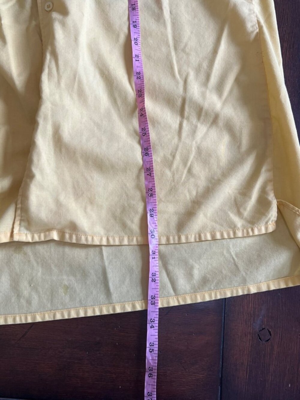 Vintage Electricity Surf City Yellow Short Sleeve Button Down Shirt Men's 80s - Picture 12 of 13